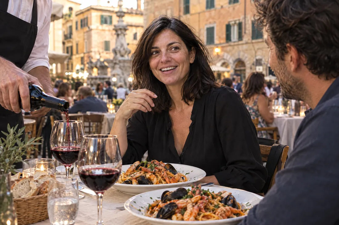 Cena fuori in trattoria